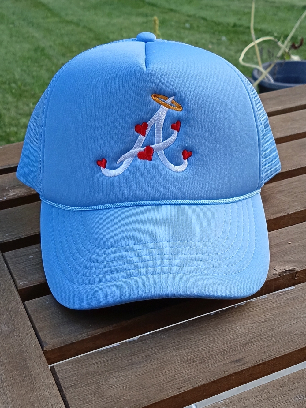 Atlanta Braves Lost Love Sky Blue Trucker Snapback Cap